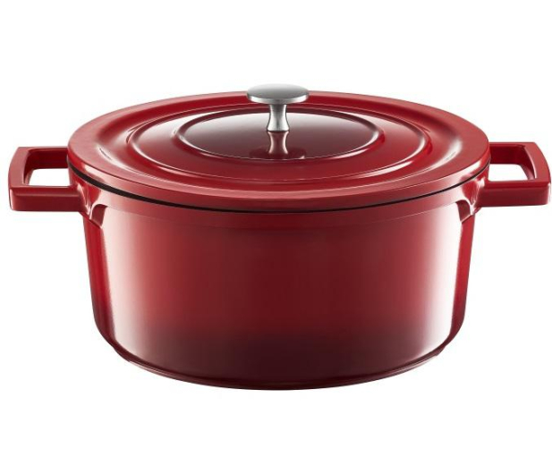 AMBITION Garnek z pokrywka AMORE 24cm (80090) - 1463592 - zdjęcie